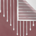 Geo (Plum) Wall Tapestry Gallery Image 3