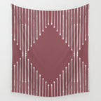 Geo (Plum) Wall Tapestry Gallery Image 4