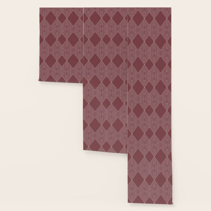 Geo (Plum) Wallpaper Gallery Image 3