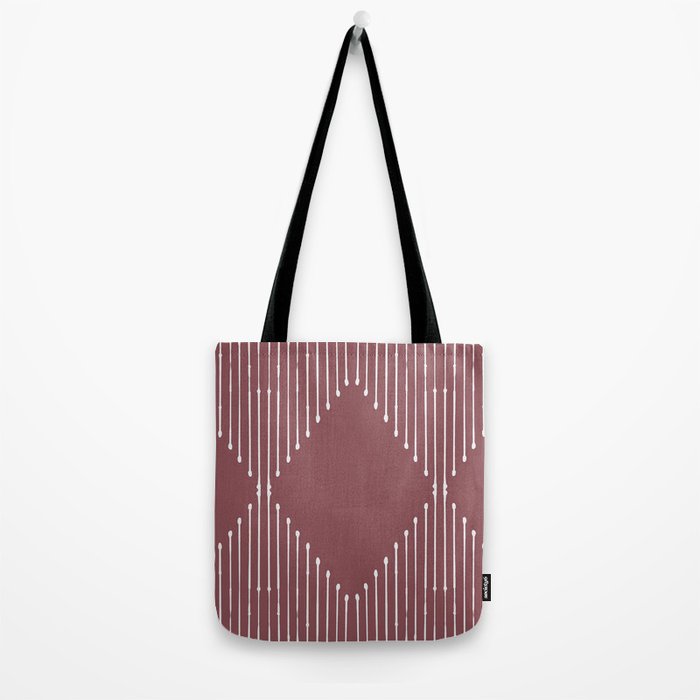 Geo (Plum) Tote Bag Gallery Image 2