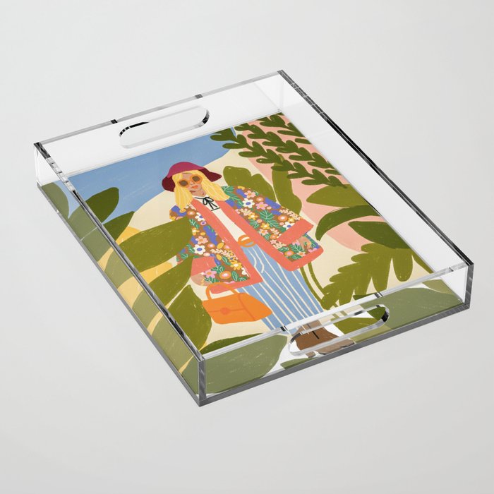 Kimono girl Acrylic Tray Gallery Image 1