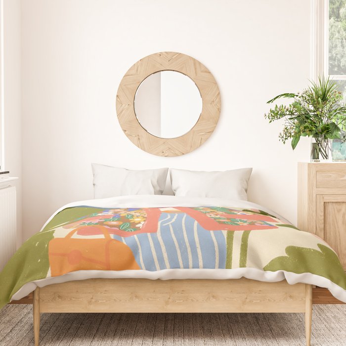 Kimono girl Duvet Cover Gallery Image 3