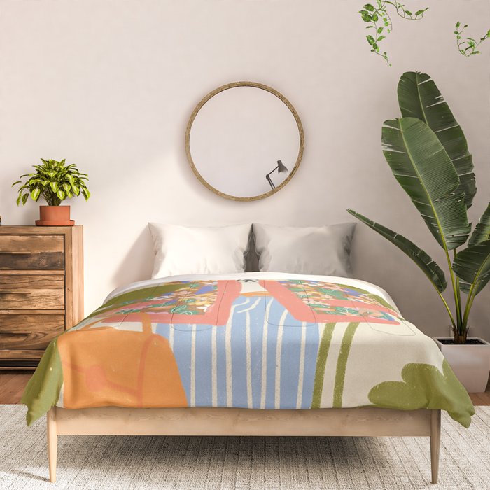 Kimono girl Comforter Gallery Image 3