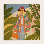 Kimono girl Wood Wall Art Gallery Image 1
