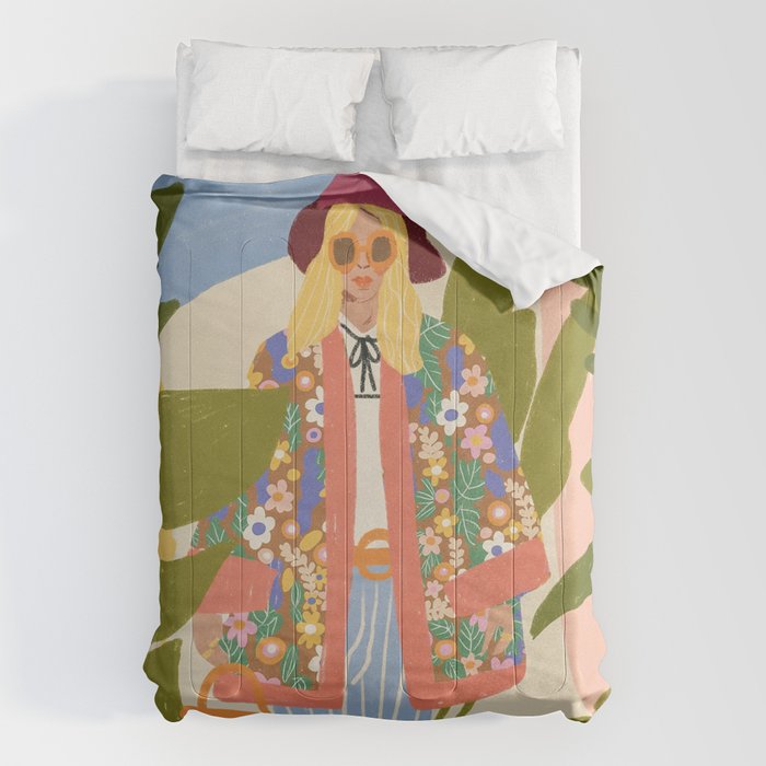 Kimono girl Comforter Gallery Image 1