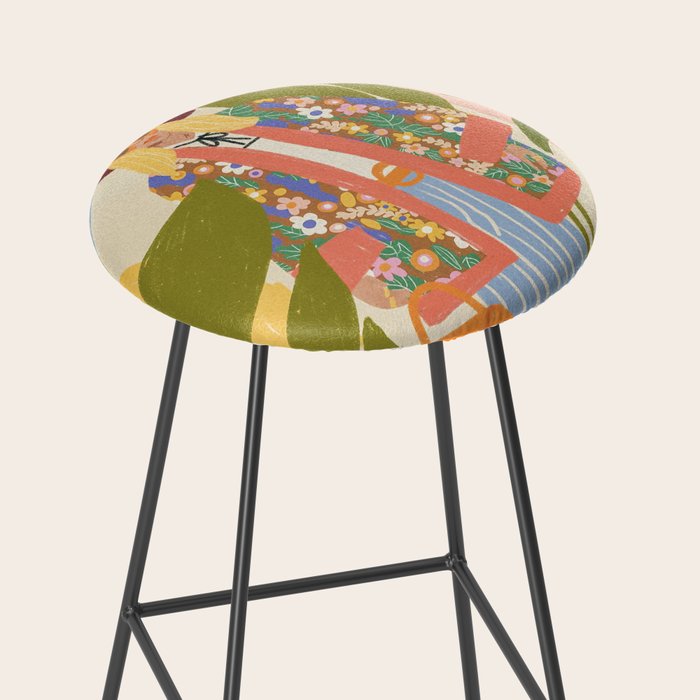 Kimono girl Stool Gallery Image 2