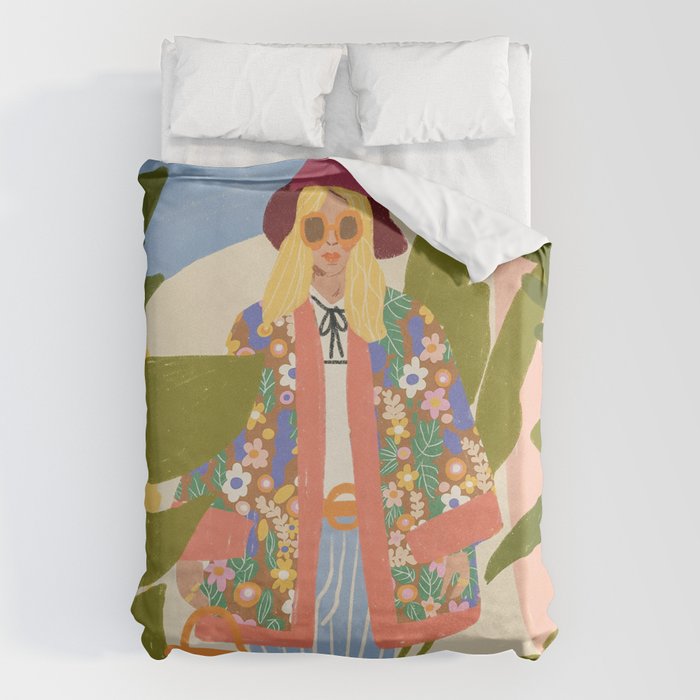 Kimono girl Duvet Cover Gallery Image 6