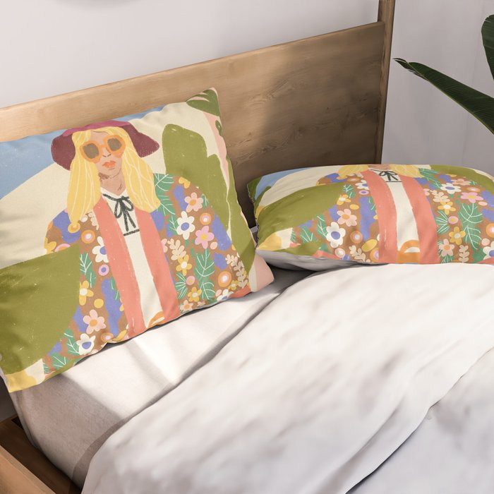 Kimono girl Pillow Sham Gallery Image 2