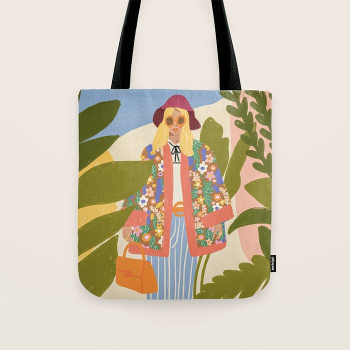 Kimono girl Tote Bag Gallery Image 1