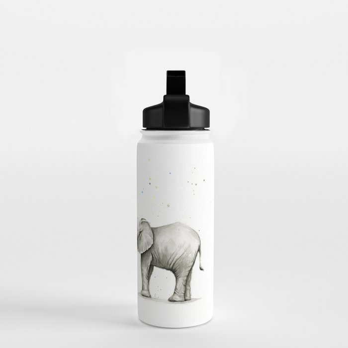 Baby Elephant Spraying Rainbow Water Bottle Gallery Image 2
