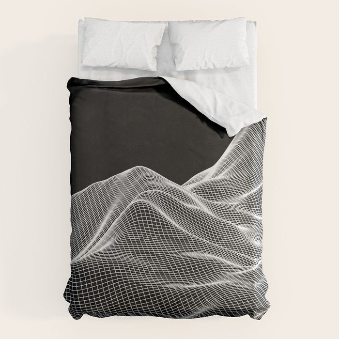 Digital Mountains Duvet Cover Gallery Image 1