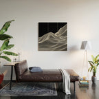 Digital Mountains Wood Wall Art Gallery Image 2