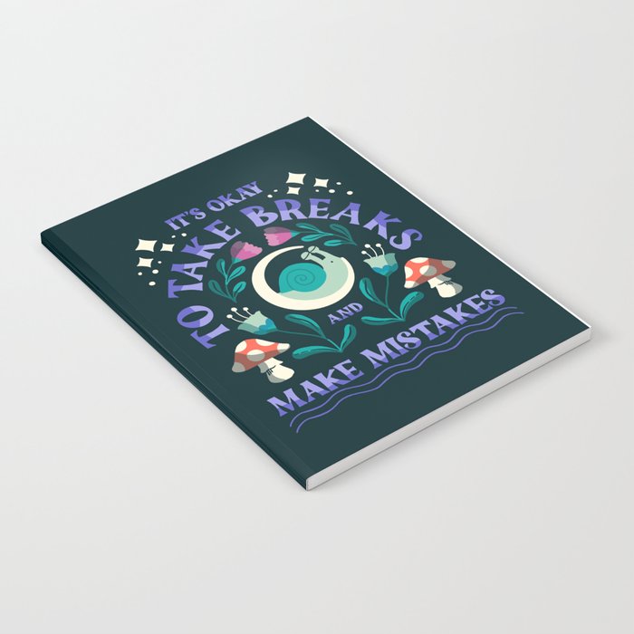 Take Breaks and Make Mistakes Notebook Gallery Image 1