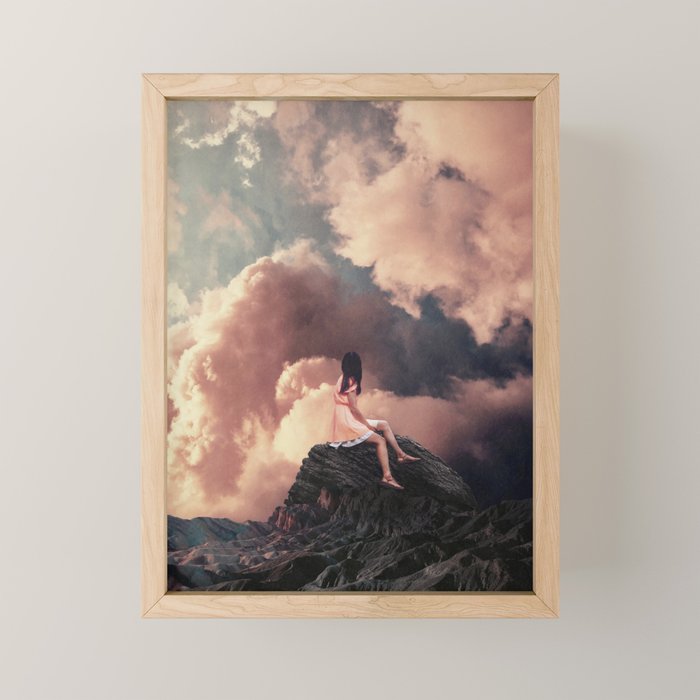 You came from the Clouds Mini Art Print Gallery Image 1