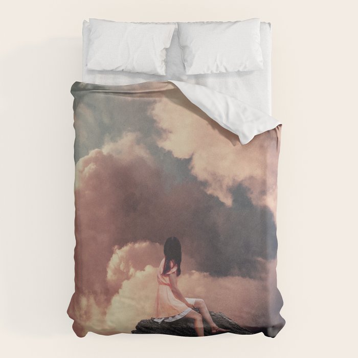 You came from the Clouds Duvet Cover Gallery Image 1
