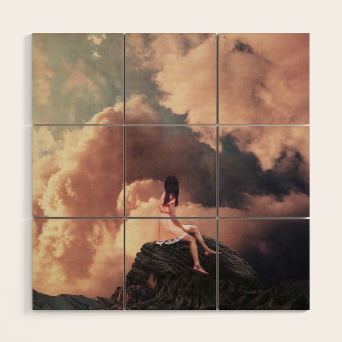 You came from the Clouds Wood Wall Art Gallery Image 1