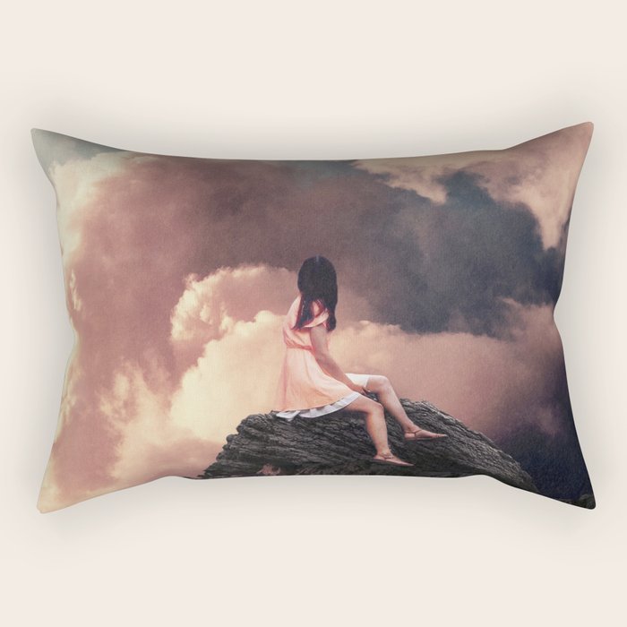 You came from the Clouds Rectangular Pillow Gallery Image 2