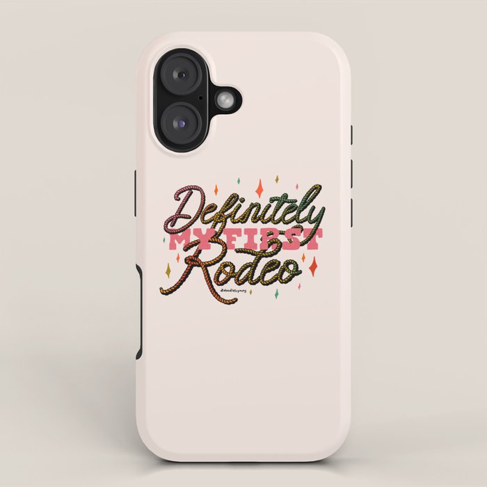 Definitely My First Rodeo iPhone Case Gallery Image 1