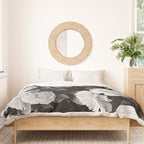 Black And White Roses Duvet Cover Gallery Image 3