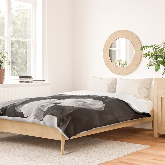 Black And White Roses Duvet Cover Gallery Image 2