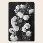 Black And White Roses Cutting Board Gallery Image 1