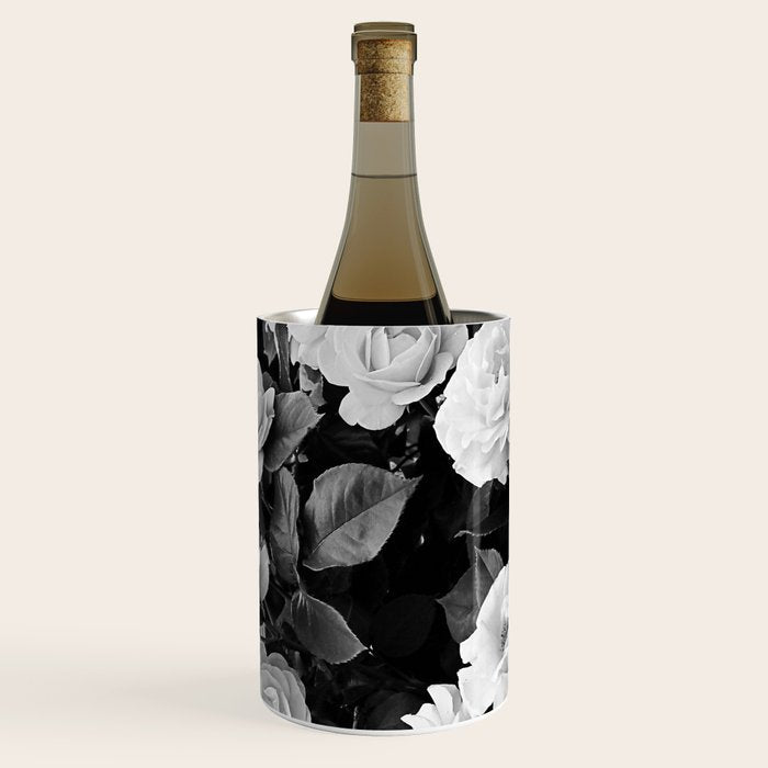 Black And White Roses Wine Chiller Gallery Image 1