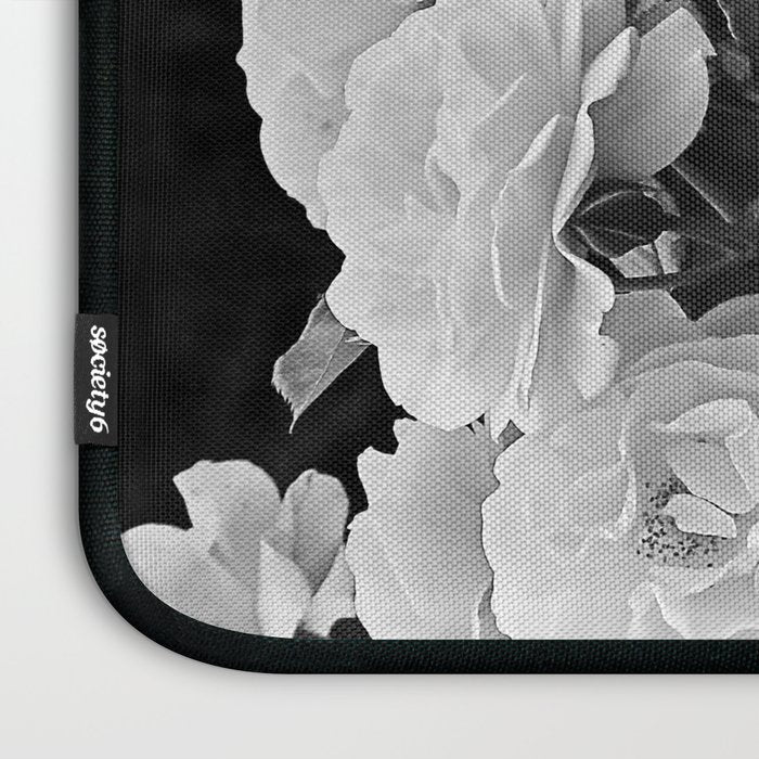 Black And White Roses Laptop Sleeve Gallery Image 3
