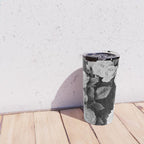 Black And White Roses Travel Mug Gallery Image 4