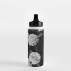 Black And White Roses Water Bottle Gallery Image 2