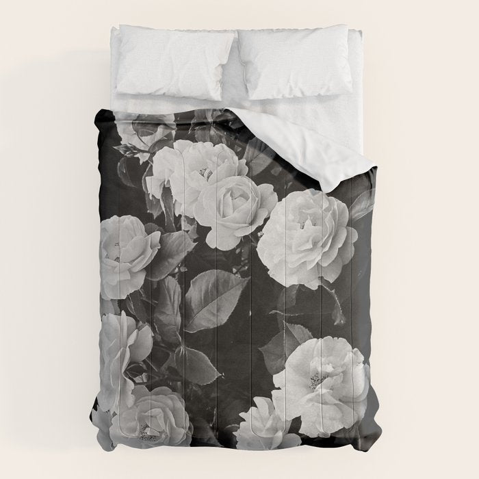 Black And White Roses Comforter Gallery Image 1