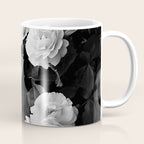 Black And White Roses Coffee Mug Gallery Image 1