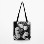Black And White Roses Tote Bag Gallery Image 2