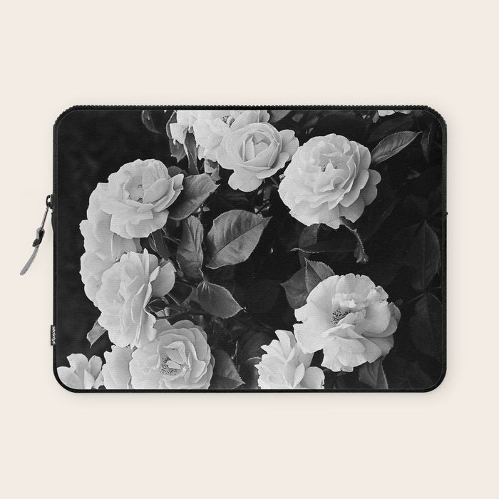 Black And White Roses Laptop Sleeve Gallery Image 1