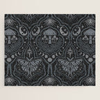 Celestial Forest Damask - Charcoal Jigsaw Puzzle Gallery Image 1
