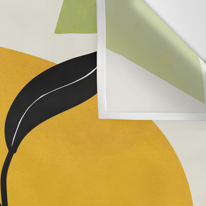Abstract Organic Shapes and Leaves 2 Wall Tapestry Gallery Image 3