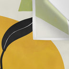 Abstract Organic Shapes and Leaves 2 Wall Tapestry Gallery Image 3