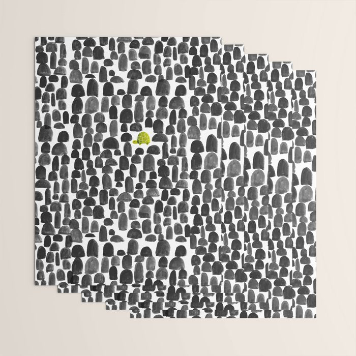 Turtle in Stone Garden Wrapping Paper Gallery Image 3