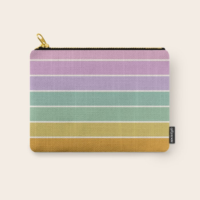Gradient Arch XV Tropical Mid Century Modern Rainbow Carry All Pouch Gallery Image 1