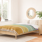 Gradient Arch XV Tropical Mid Century Modern Rainbow Duvet Cover Gallery Image 2