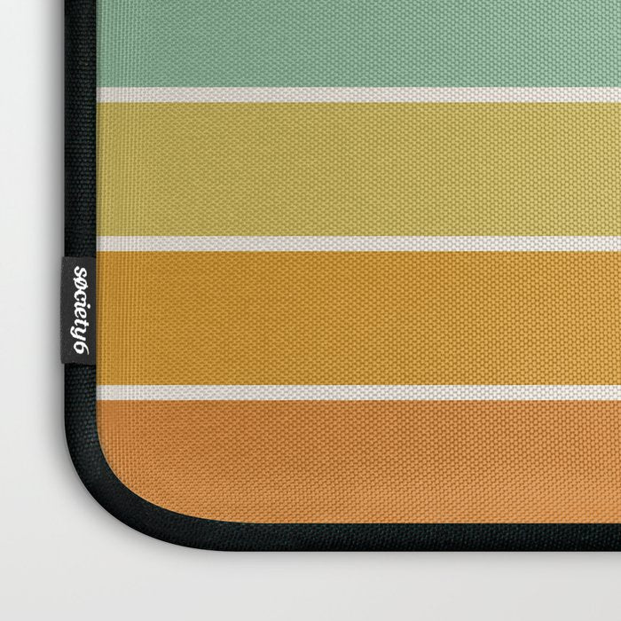 Gradient Arch XV Tropical Mid Century Modern Rainbow Laptop Sleeve Gallery Image 3