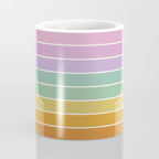 Gradient Arch XV Tropical Mid Century Modern Rainbow Coffee Mug Gallery Image 4