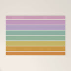 Gradient Arch XV Tropical Mid Century Modern Rainbow Welcome Mat Gallery Image 1
