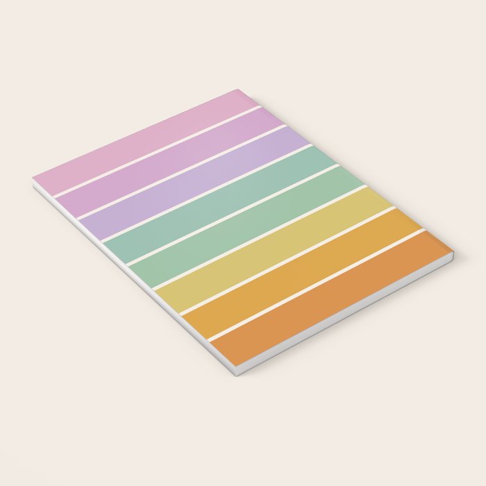 Gradient Arch XV Tropical Mid Century Modern Rainbow Notebook Gallery Image 3