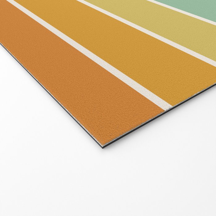 Gradient Arch XV Tropical Mid Century Modern Rainbow Welcome Mat Gallery Image 2