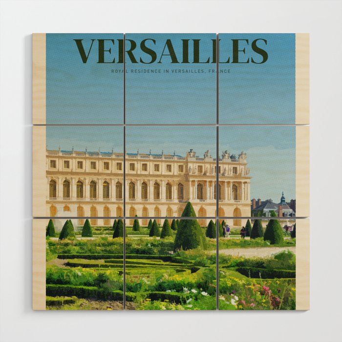 Visit Versailles Wood Wall Art Gallery Image 1