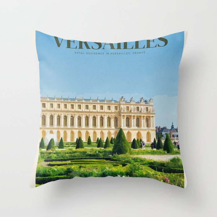 Visit Versailles Throw Pillow Gallery Image 6