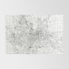 Grand Rapids White Map Rug Gallery Image 2