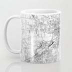 Grand Rapids White Map Coffee Mug Gallery Image 3