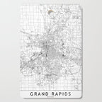 Grand Rapids White Map Cutting Board Gallery Image 1