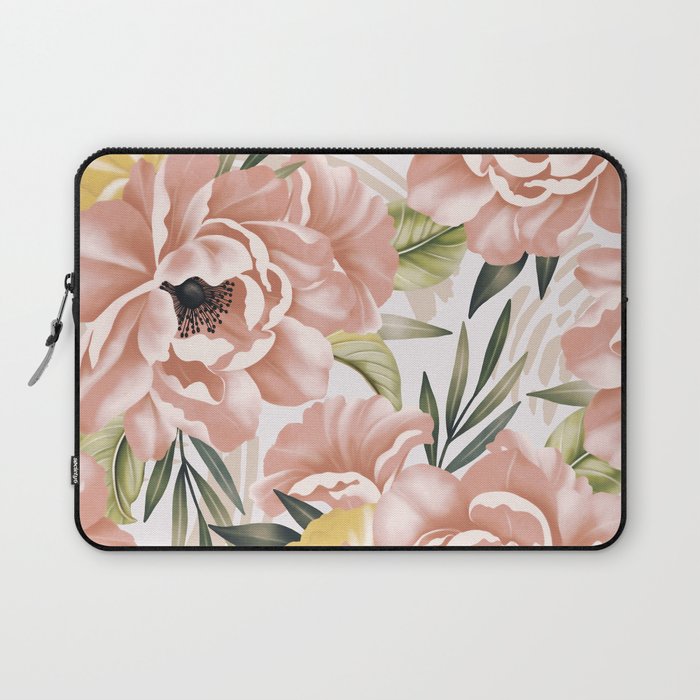 Big pink bouquet flowers S Laptop Sleeve Gallery Image 1